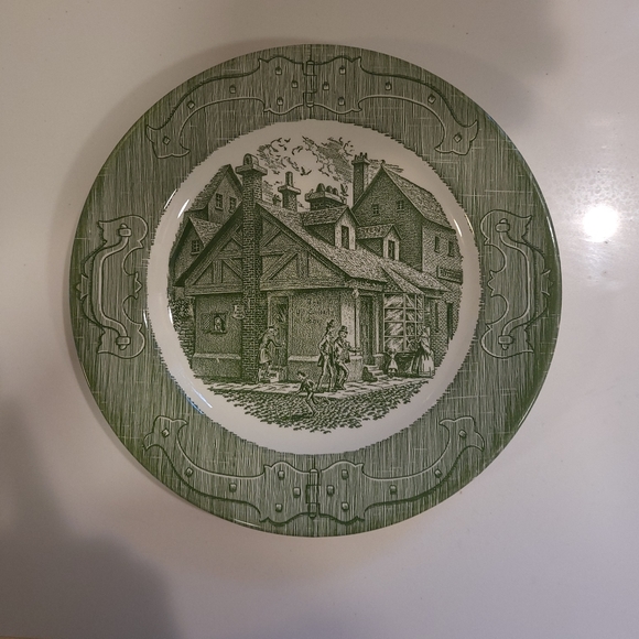 Vintage Old Curiosity Shop Restaurant Ware Dinner Plate - Picture 1 of 4